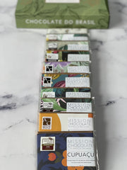 10 barras de chocolates com selos de prêmios