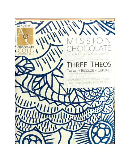 barra de chocolate Three Theos