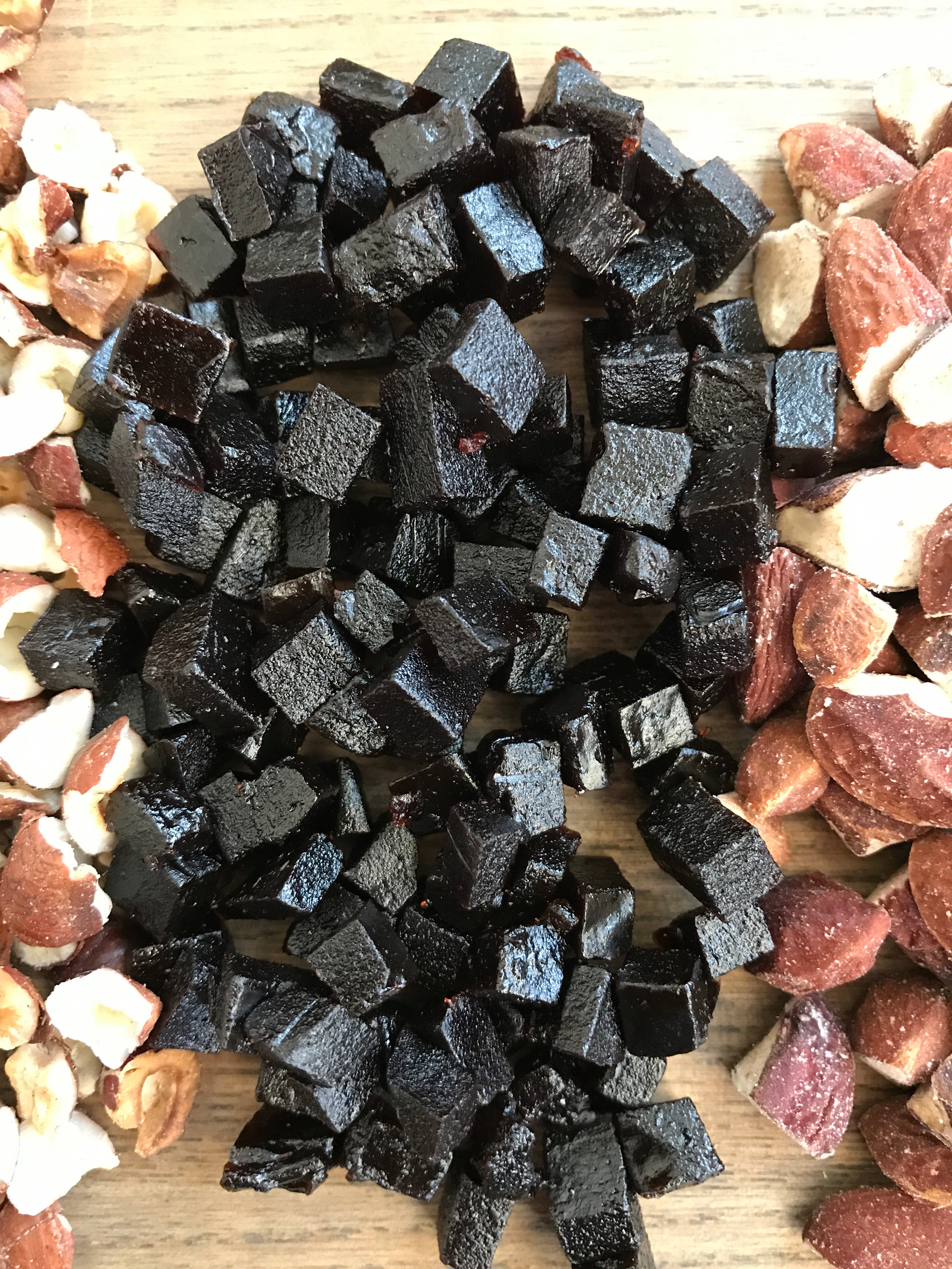 Chunks of umbu fruit used in Mission Chocolate